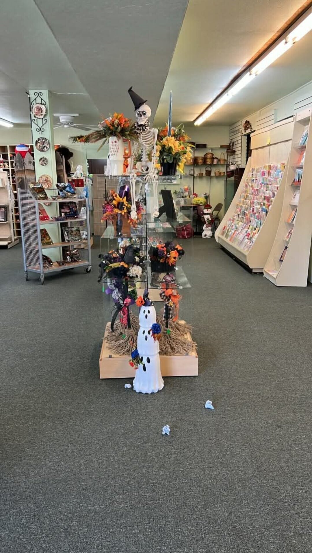 Inside the shop on E Vine St